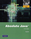 Absolute Java / Walter Savitch .